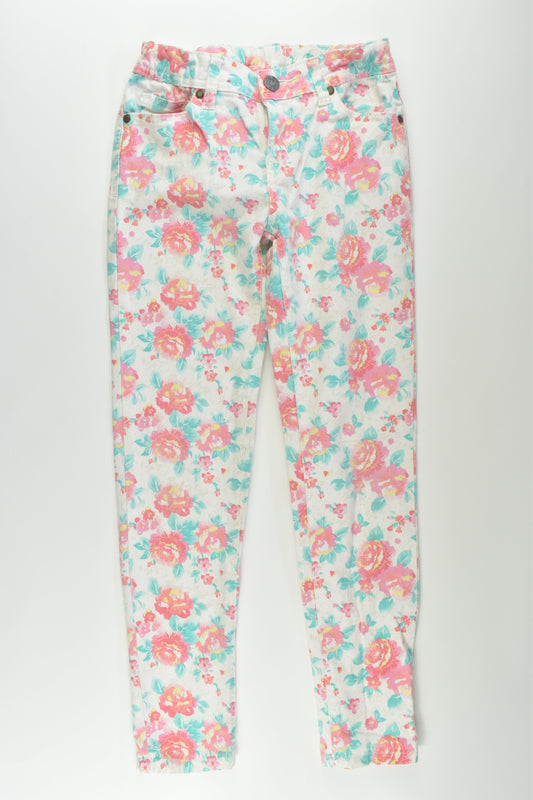 Target Size 9 Floral Denim Pants