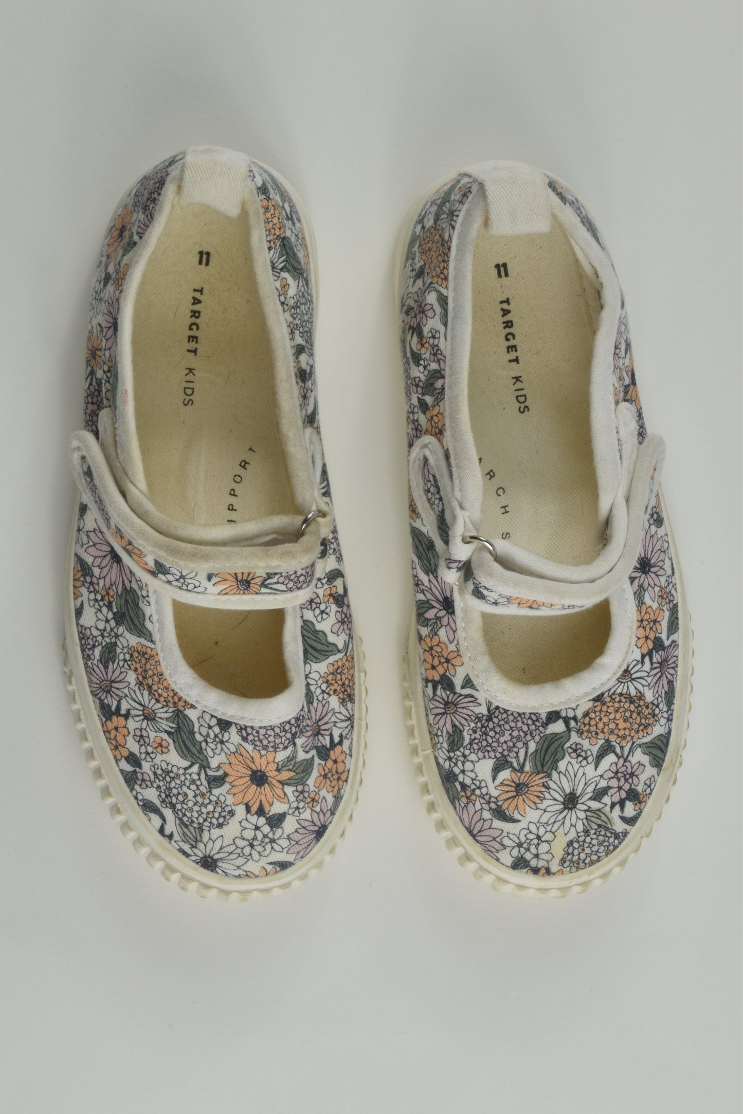 Target Size UK 11 Floral Mary Jane Shoes