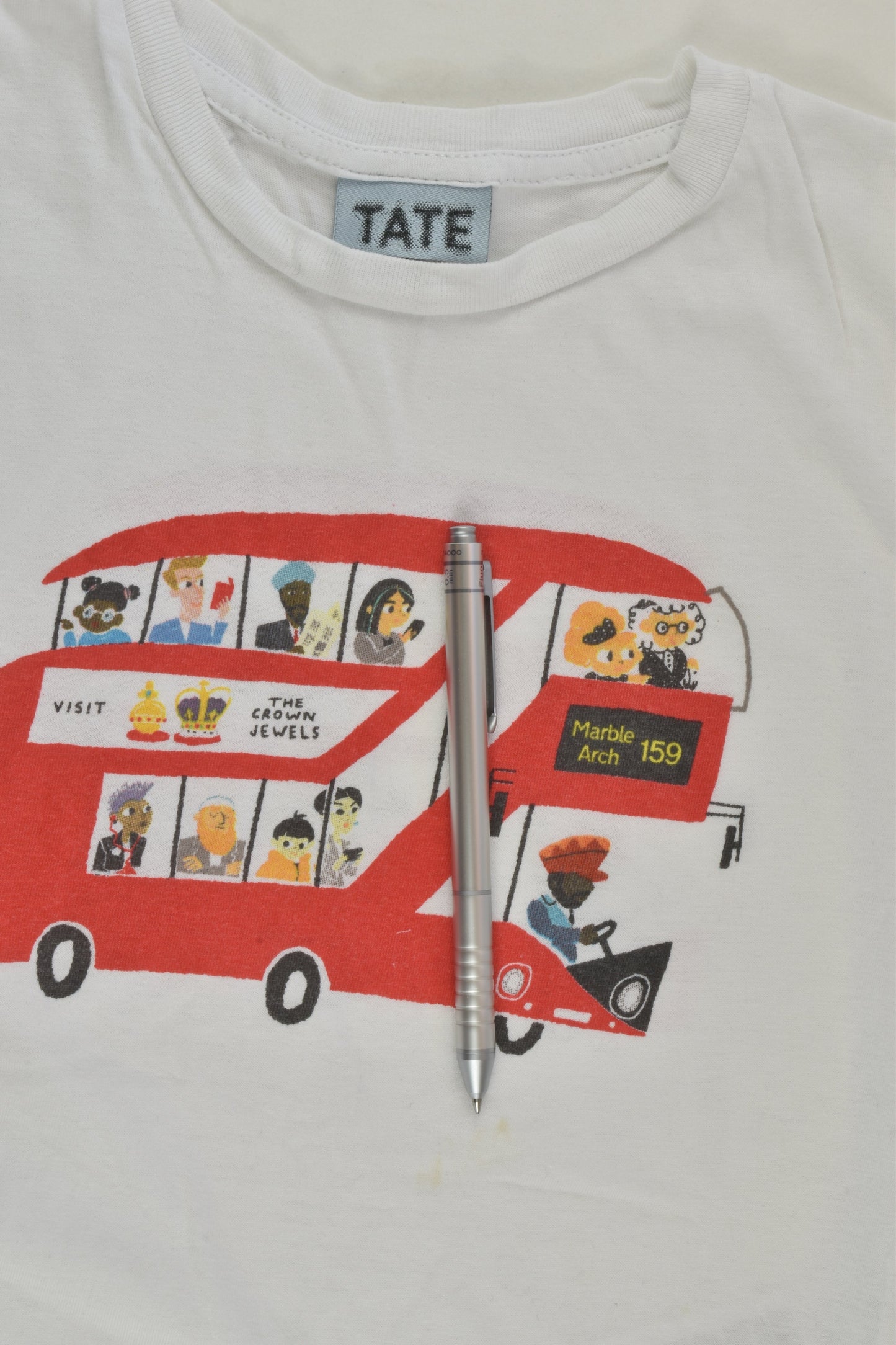 Tate Size 3-4 London Bus T-shirt