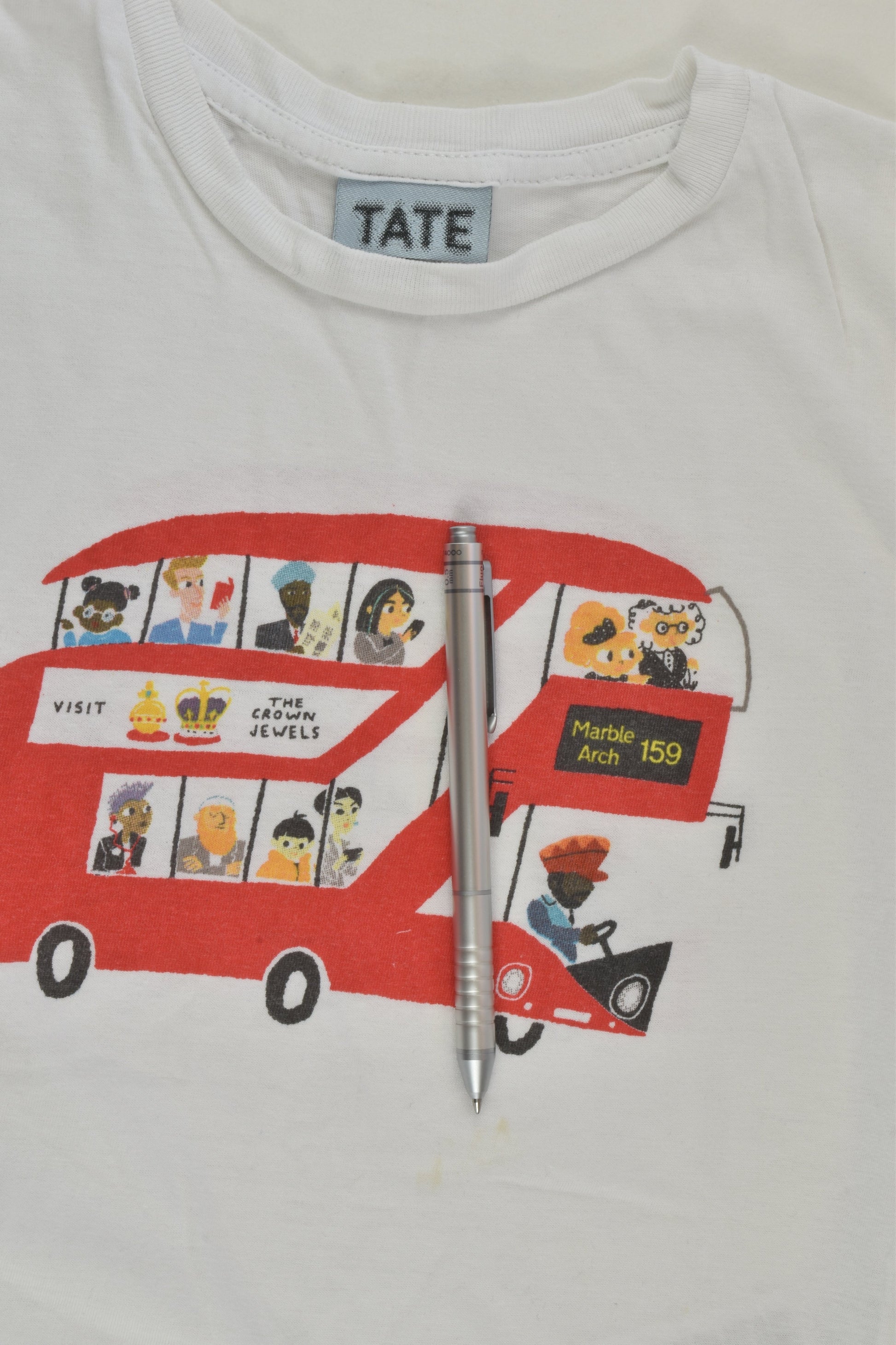 Tate Size 3-4 London Bus T-shirt