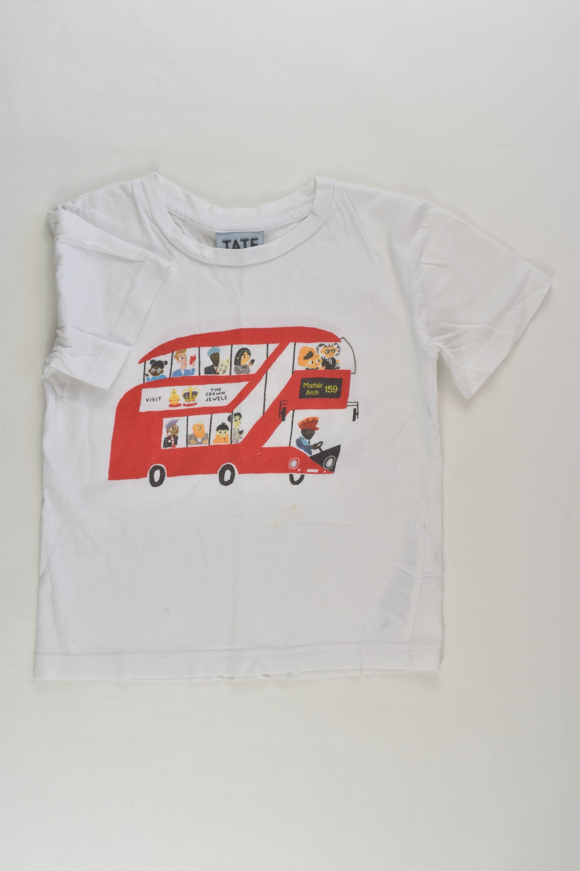 Tate Size 3-4 London Bus T-shirt