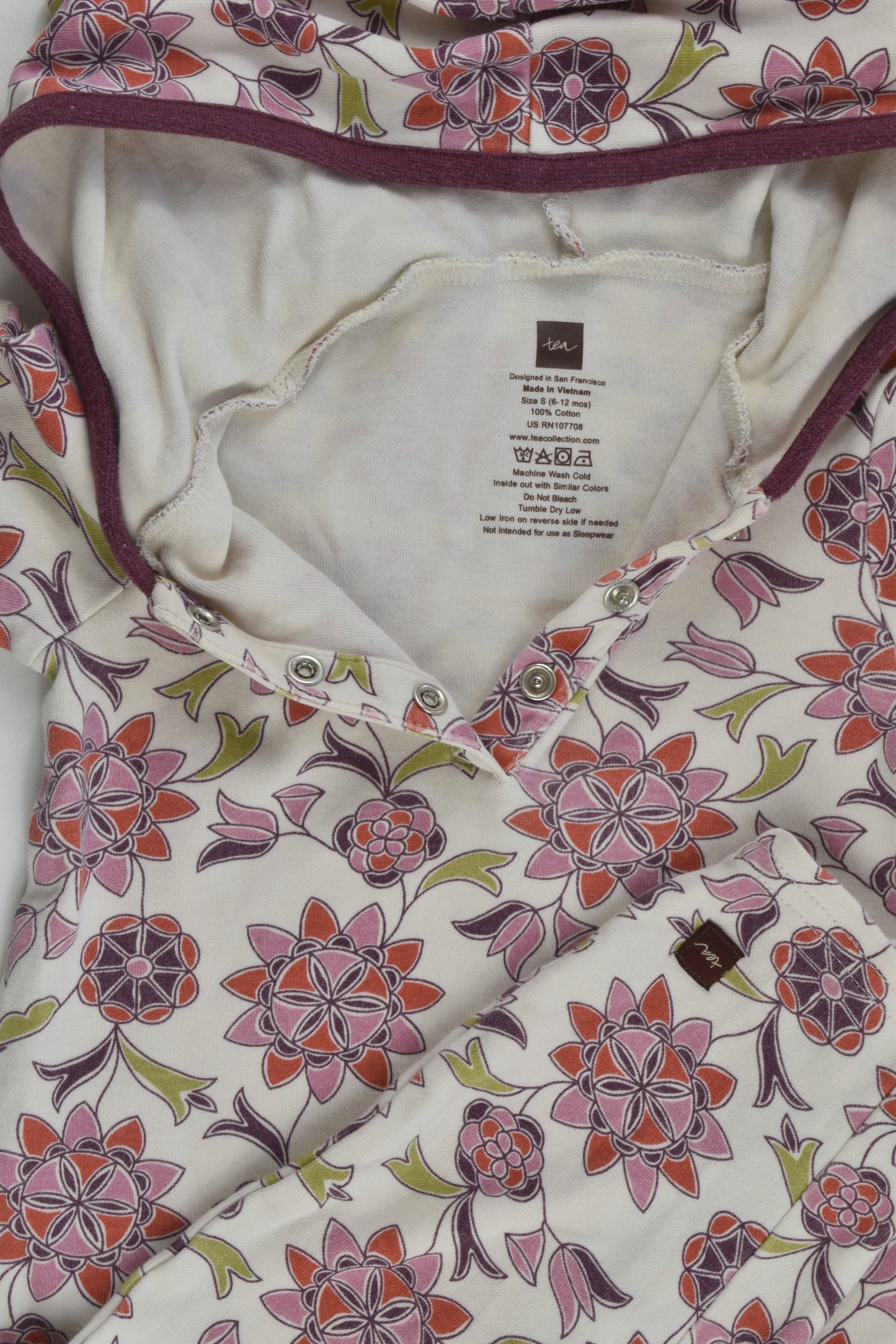 Tea Size 0 (6-12 months) Floral One Piece
