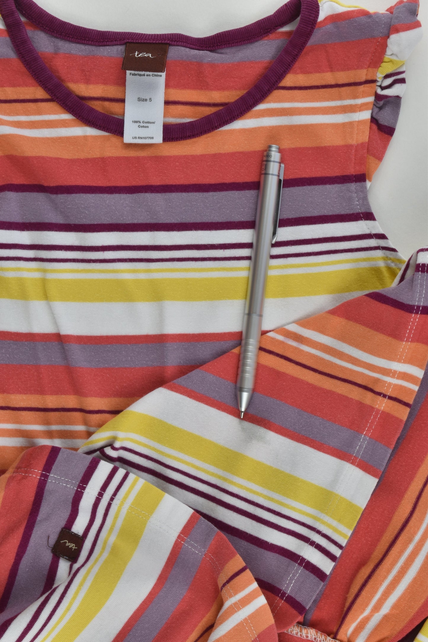 Tea Size 5 Striped Dress