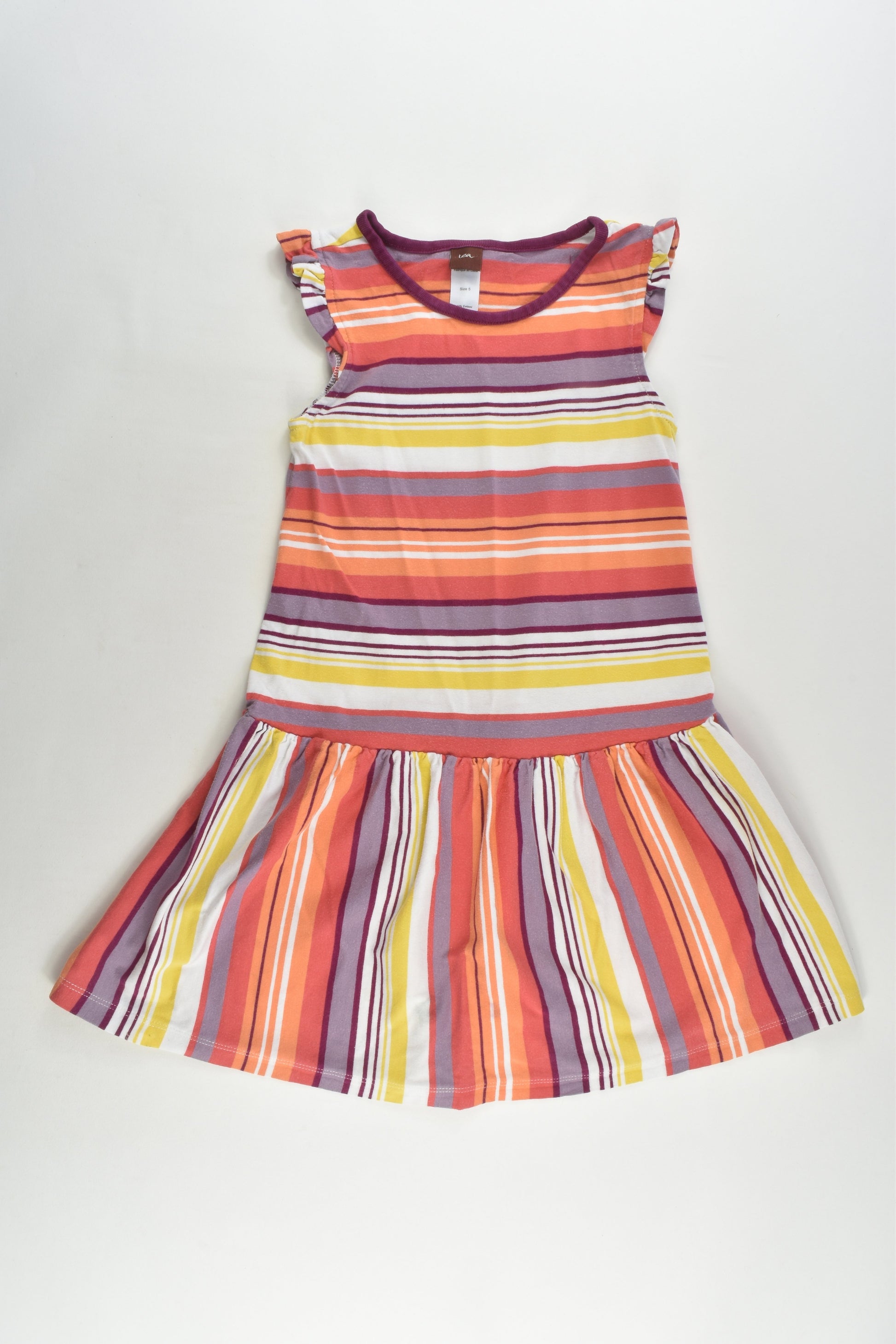 Tea Size 5 Striped Dress