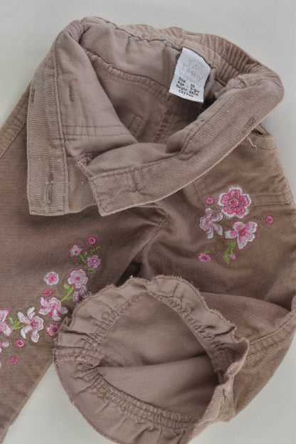 Teeny Weeny Size 00 (68 cm) Stretchy Cord Pants