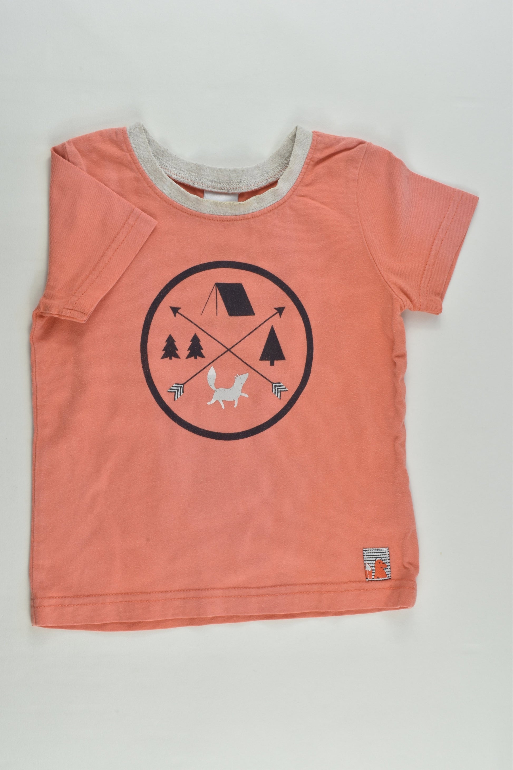 Teeny Weeny Size 1 Fox T-shirt