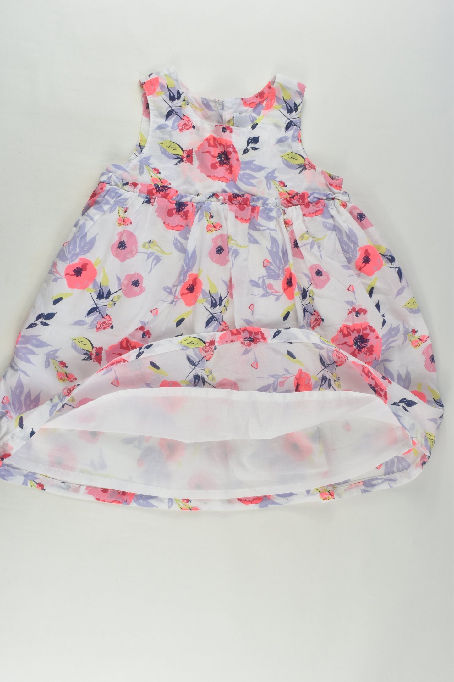 Teeny Weeny Size 2 (98 cm) Lined Floral Dress
