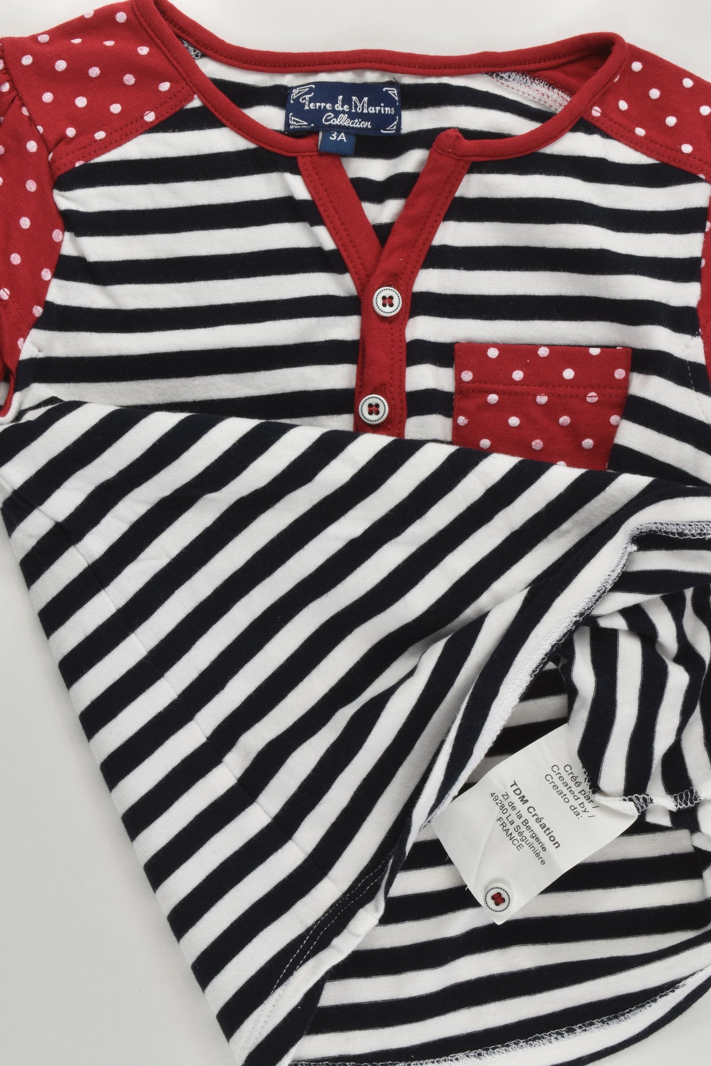 Terre De Marins (France) Size 2-3 (3 years) T-shirt