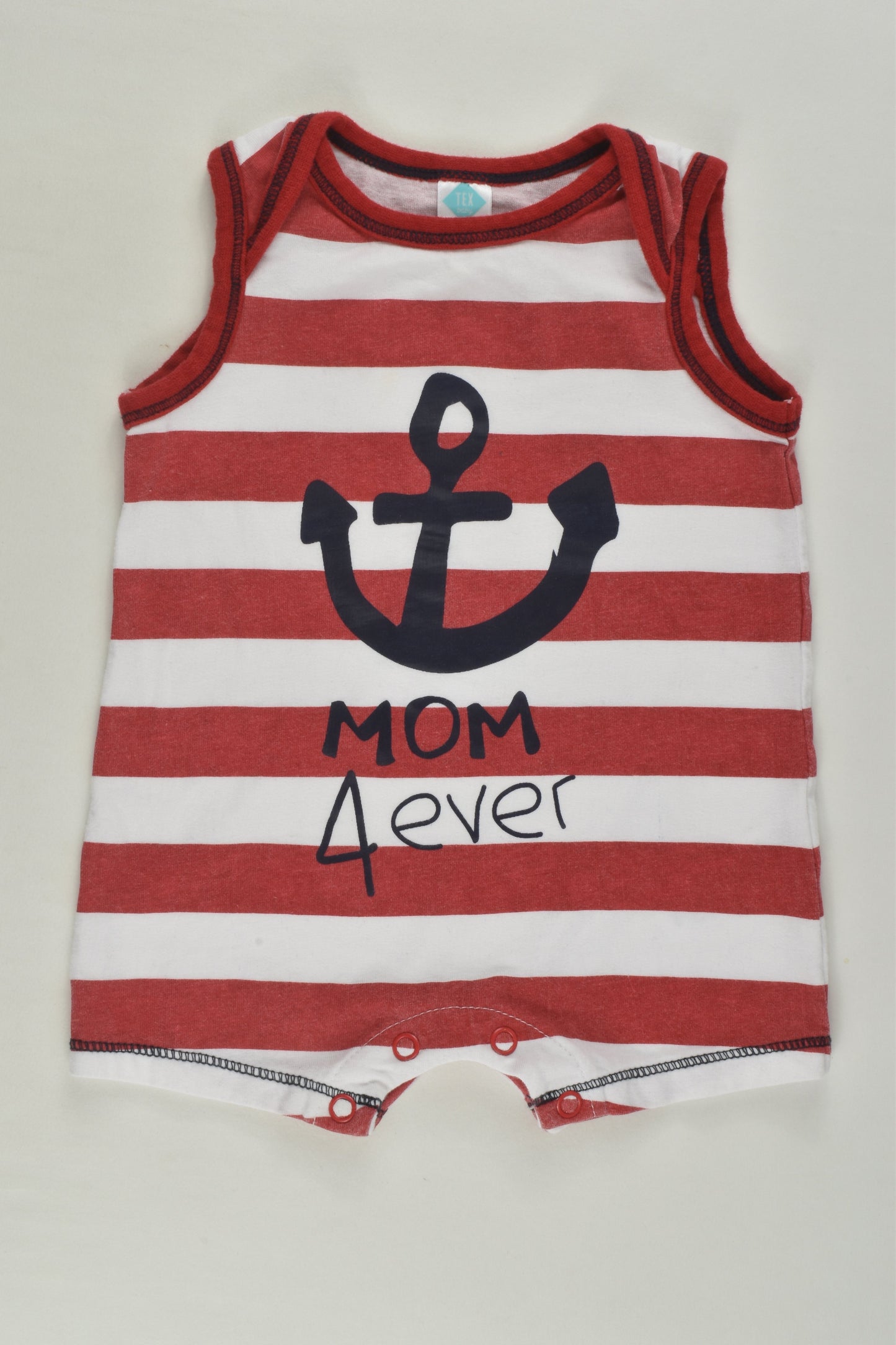 Tex Baby Size 000 (3 months) Nautical Short Romper