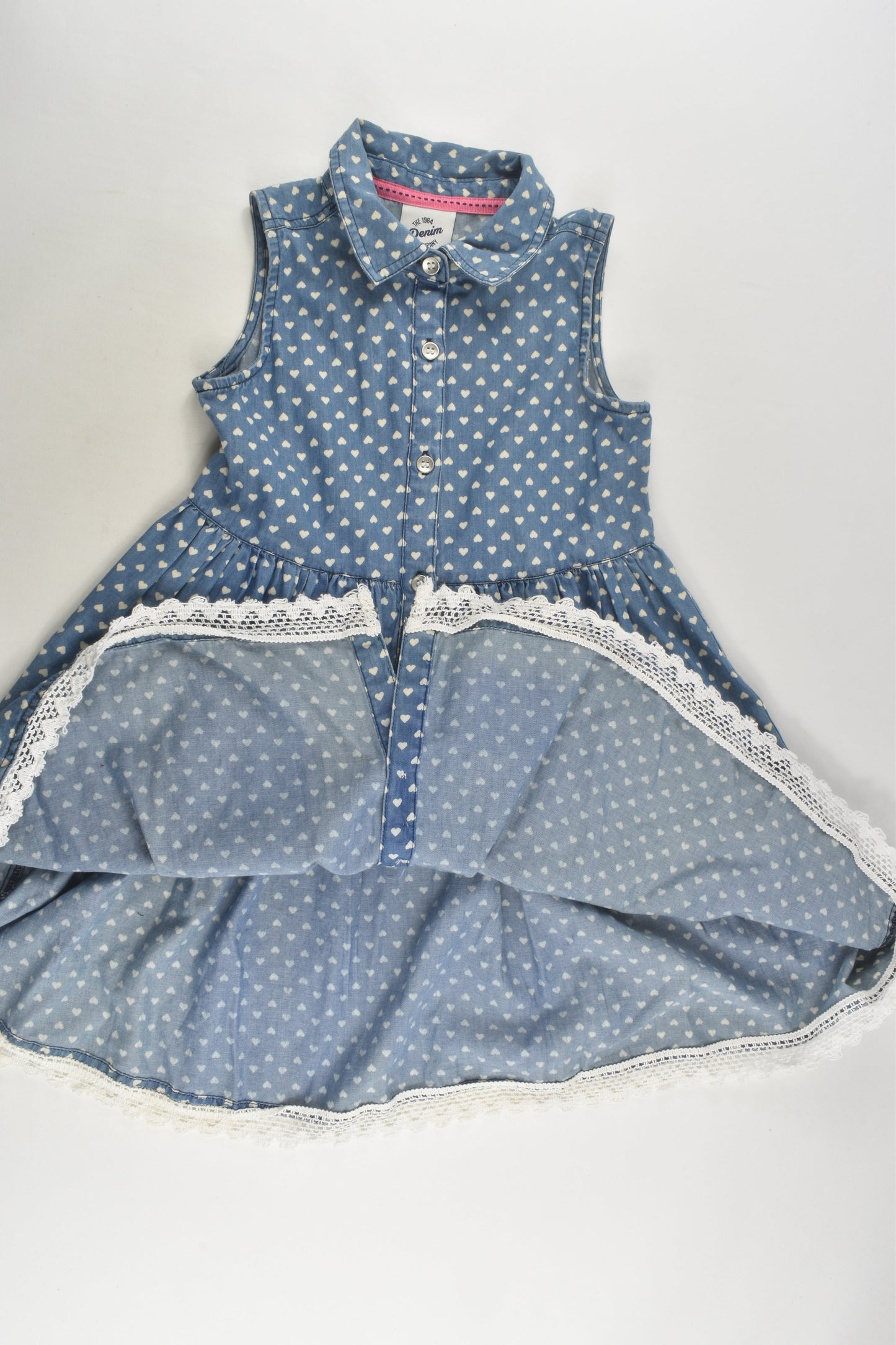 The 1964 Denim Company Size 5 Lightweight Denim Dress