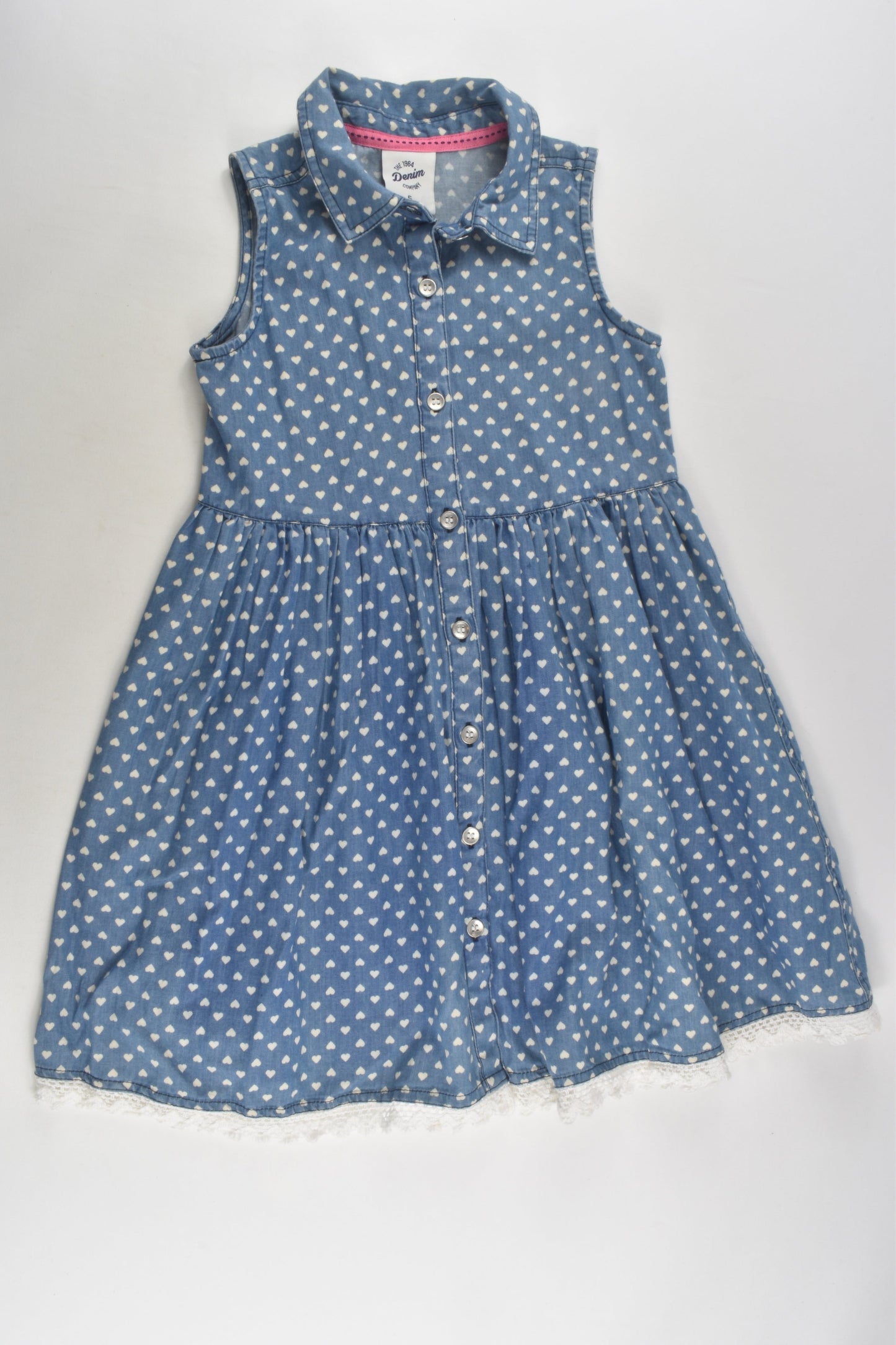 The 1964 Denim Company Size 5 Lightweight Denim Dress