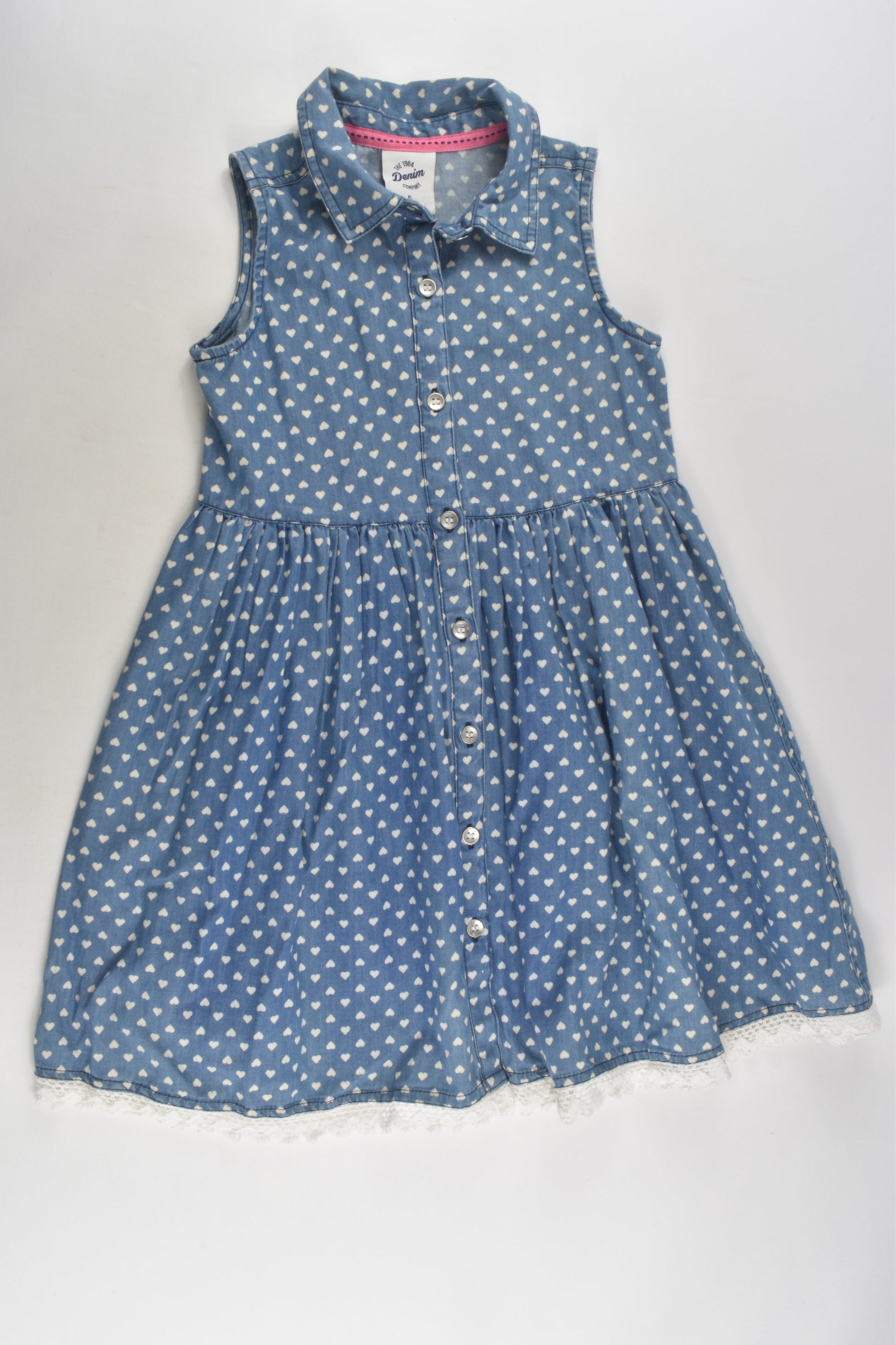 The 1964 Denim Company Size 5 Lightweight Denim Dress