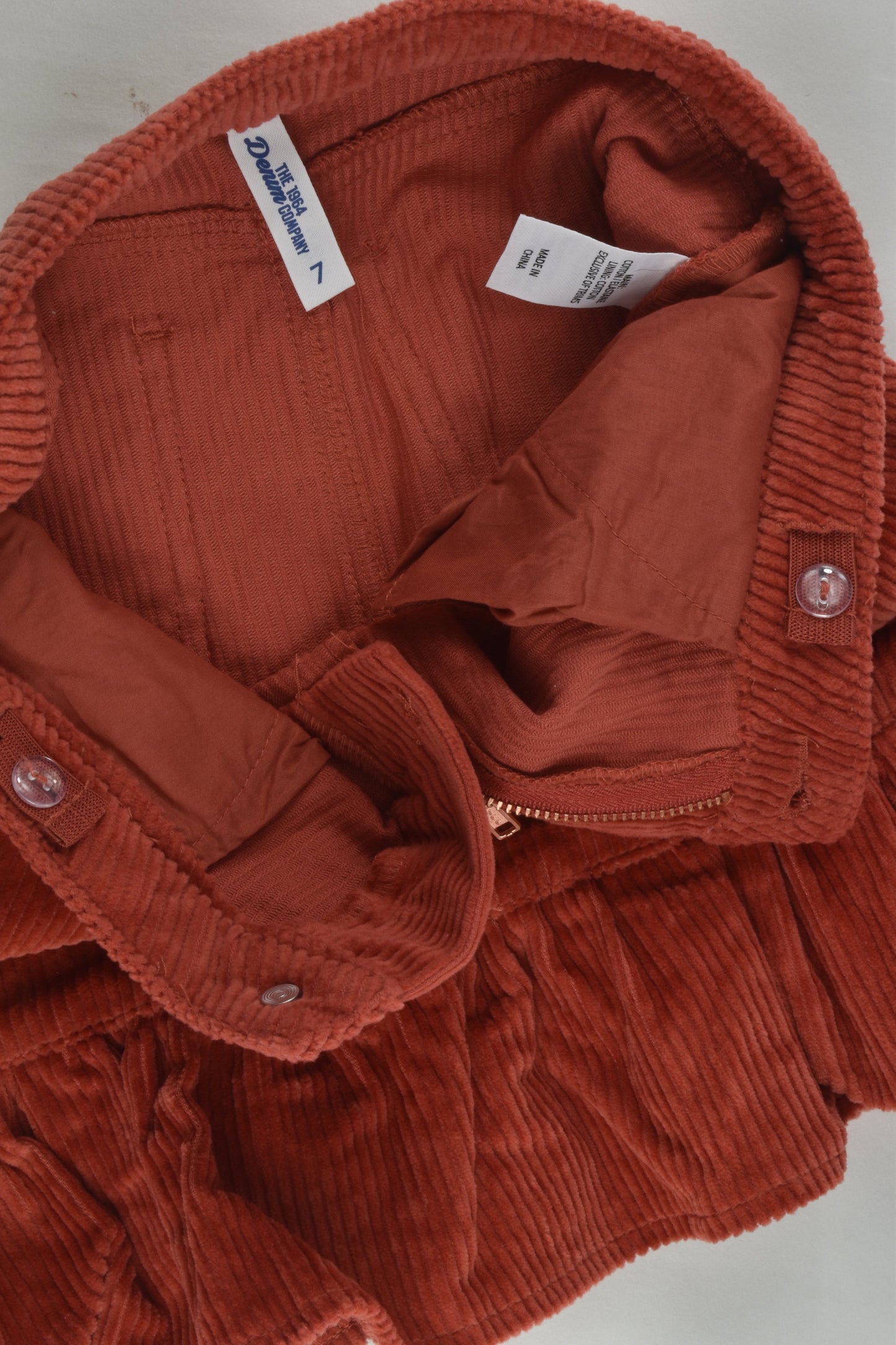 The 1964 Denim Company Size 7 Cord Skirt