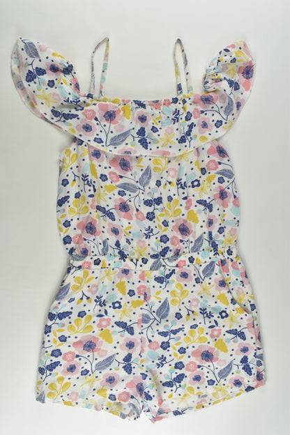 The 1964 Denim Company Size 8 Floral Playsuit