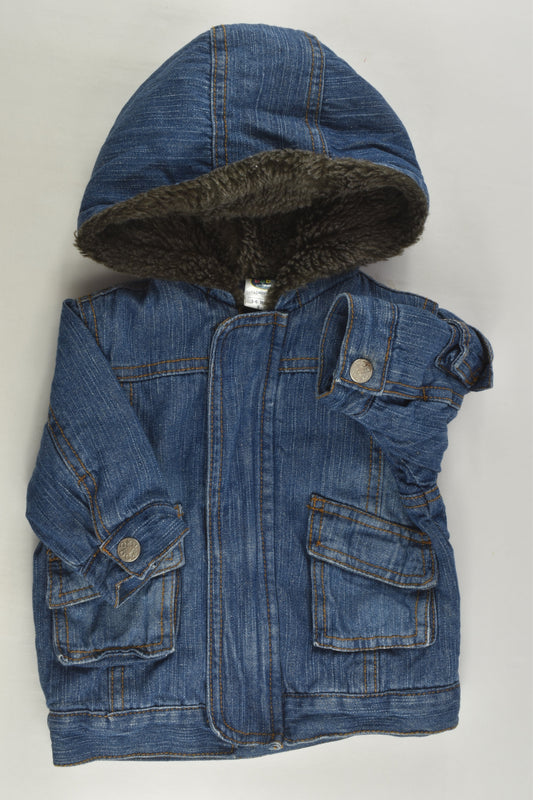 The Baby Company Size 00 Lined Denim Jacket