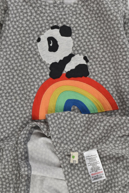 The Bonnie Mob Size 1-2 (90 cm, 18-24 months) Rainbow Panda Dress