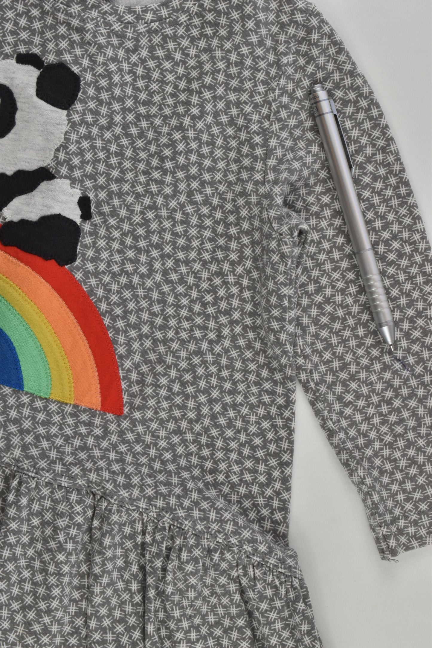The Bonnie Mob Size 1-2 (90 cm, 18-24 months) Rainbow Panda Dress