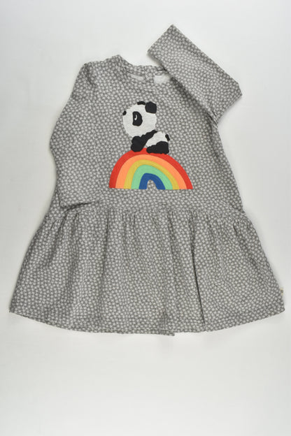 The Bonnie Mob Size 1-2 (90 cm, 18-24 months) Rainbow Panda Dress