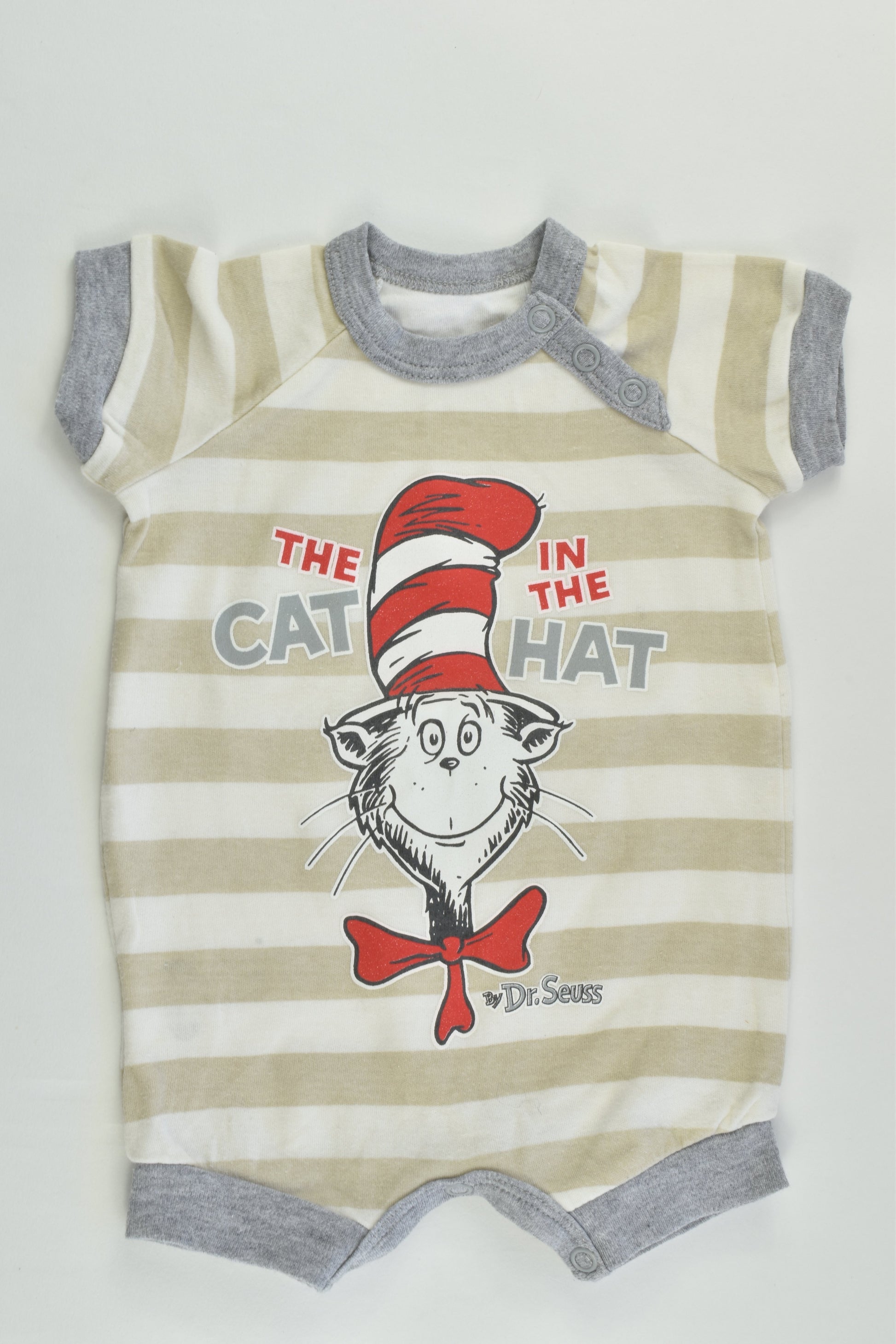 The Cat In The Hat Size 0000 (Newborn, 51-56 cm) Short Romper