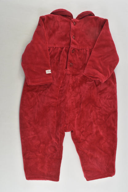 The Children's Place Size 00 Lined Velour Romper