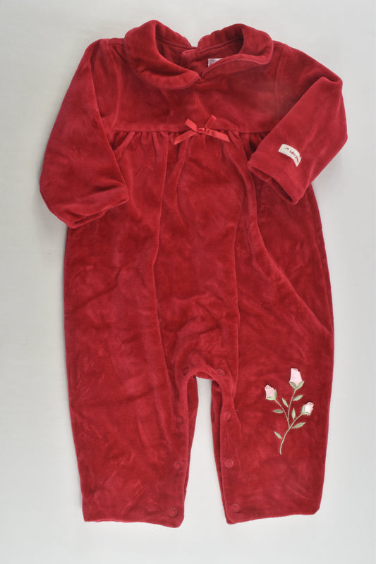 The Children's Place Size 00 Lined Velour Romper