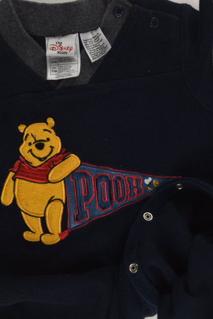 The Disney Store Size 1 (18 months) Winnie The Pooh Playsuit