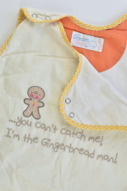 The Dream Bag Size 0-6 months Gingerbread Man Approx 0.5 Tog Sleeping Bag
