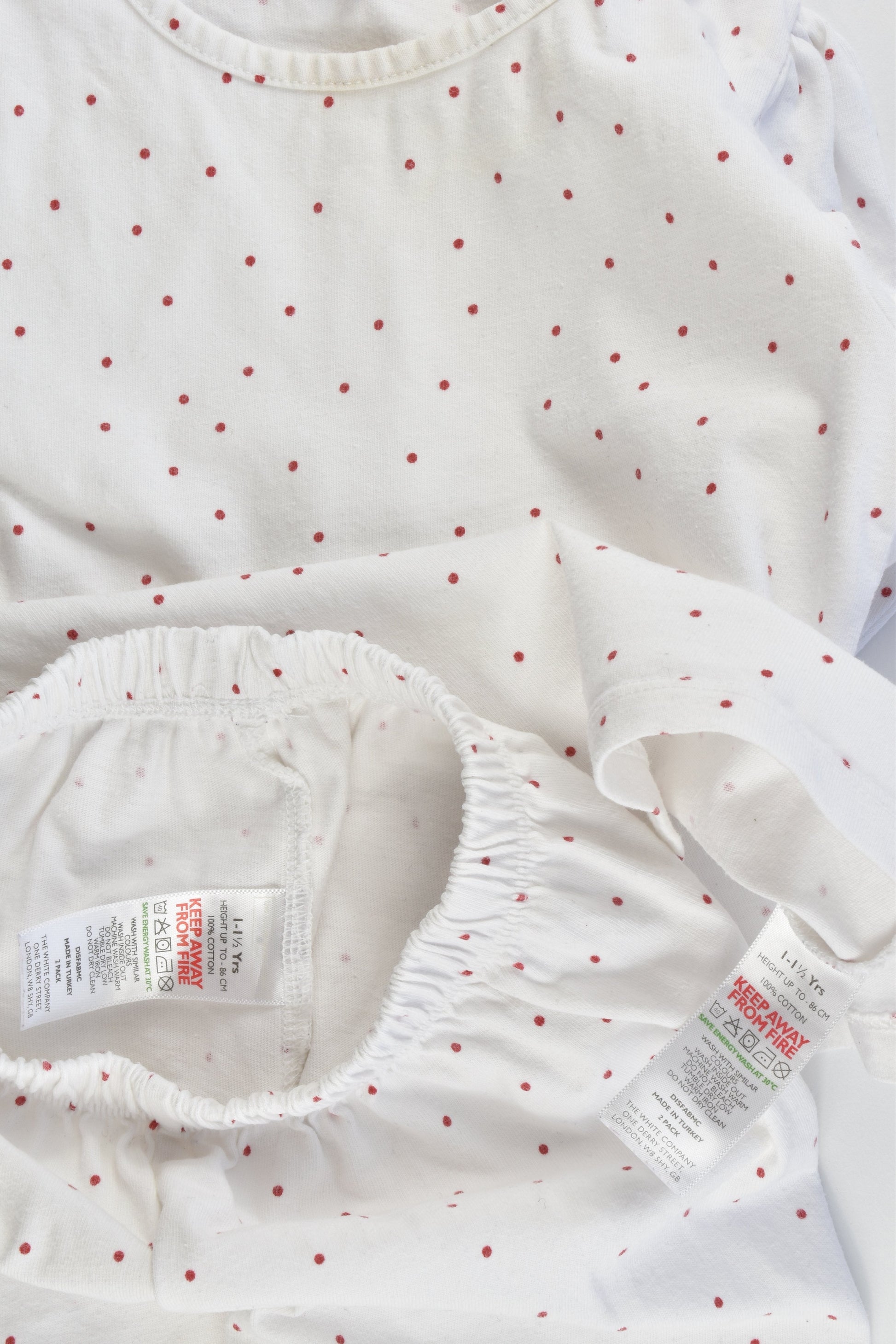 The Little White Company London Size 1-1.5 years Pj Set