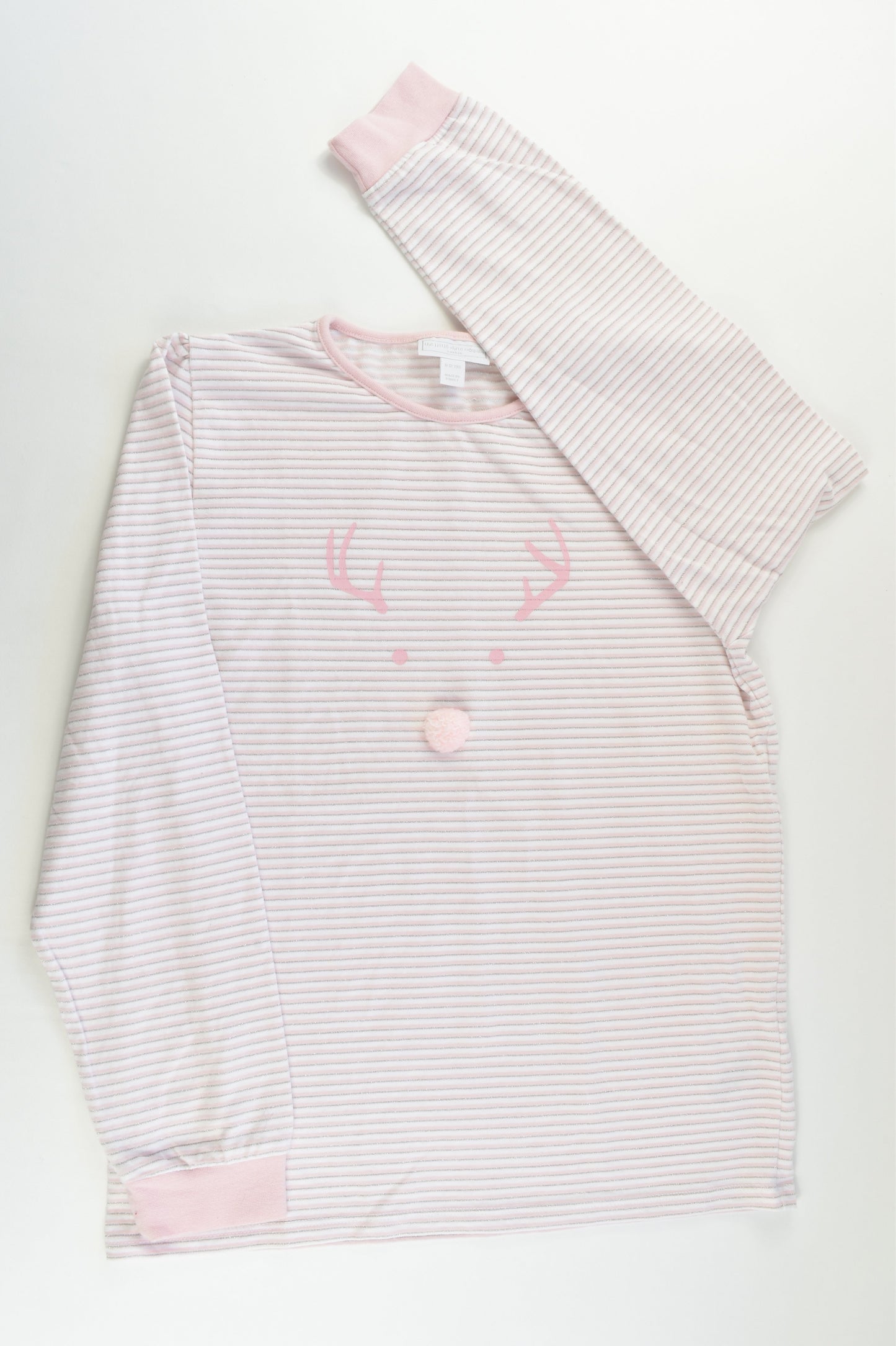 The Little White Company (London) Size 11-12 Reindeer Pj Set