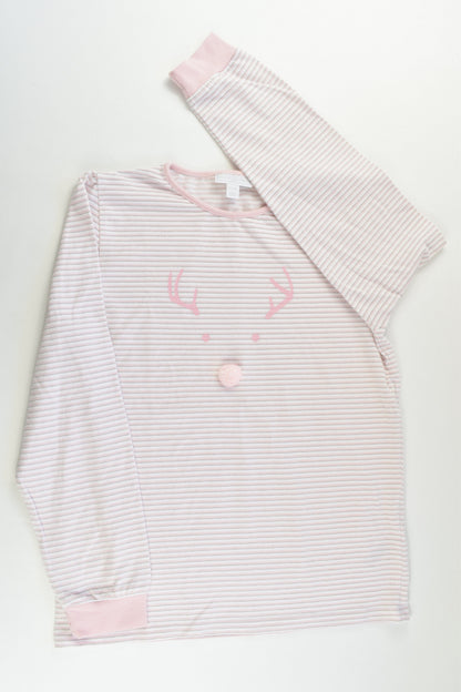 The Little White Company (London) Size 11-12 Reindeer Pj Set
