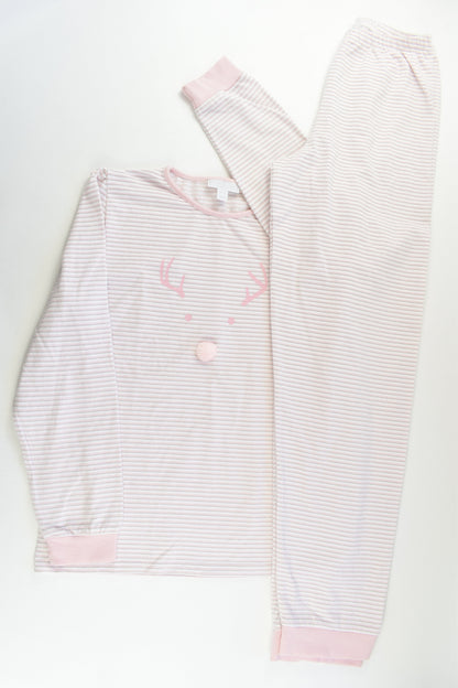 The Little White Company (London) Size 11-12 Reindeer Pj Set