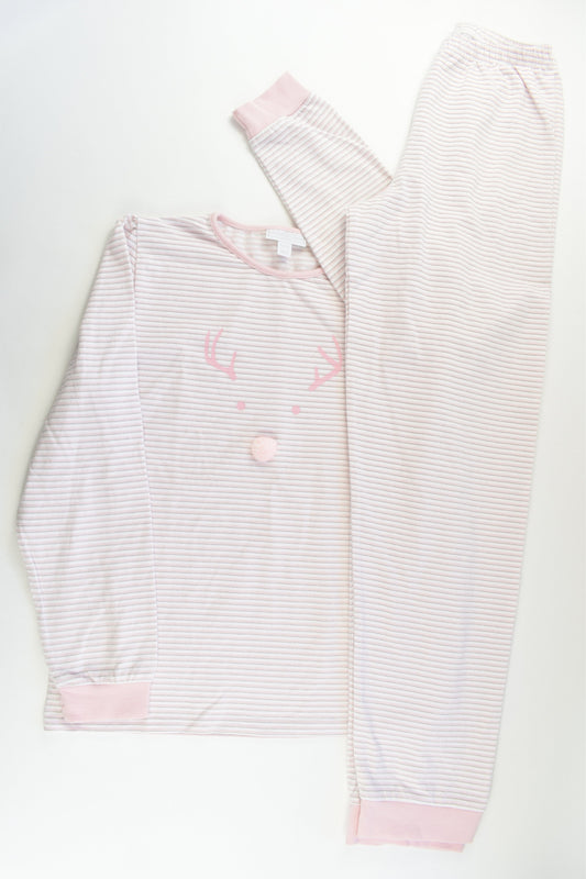 The Little White Company (London) Size 11-12 Reindeer Pj Set