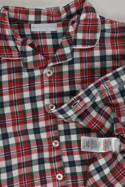 The Little White Company London Size 4-5 Checked Pyjamas