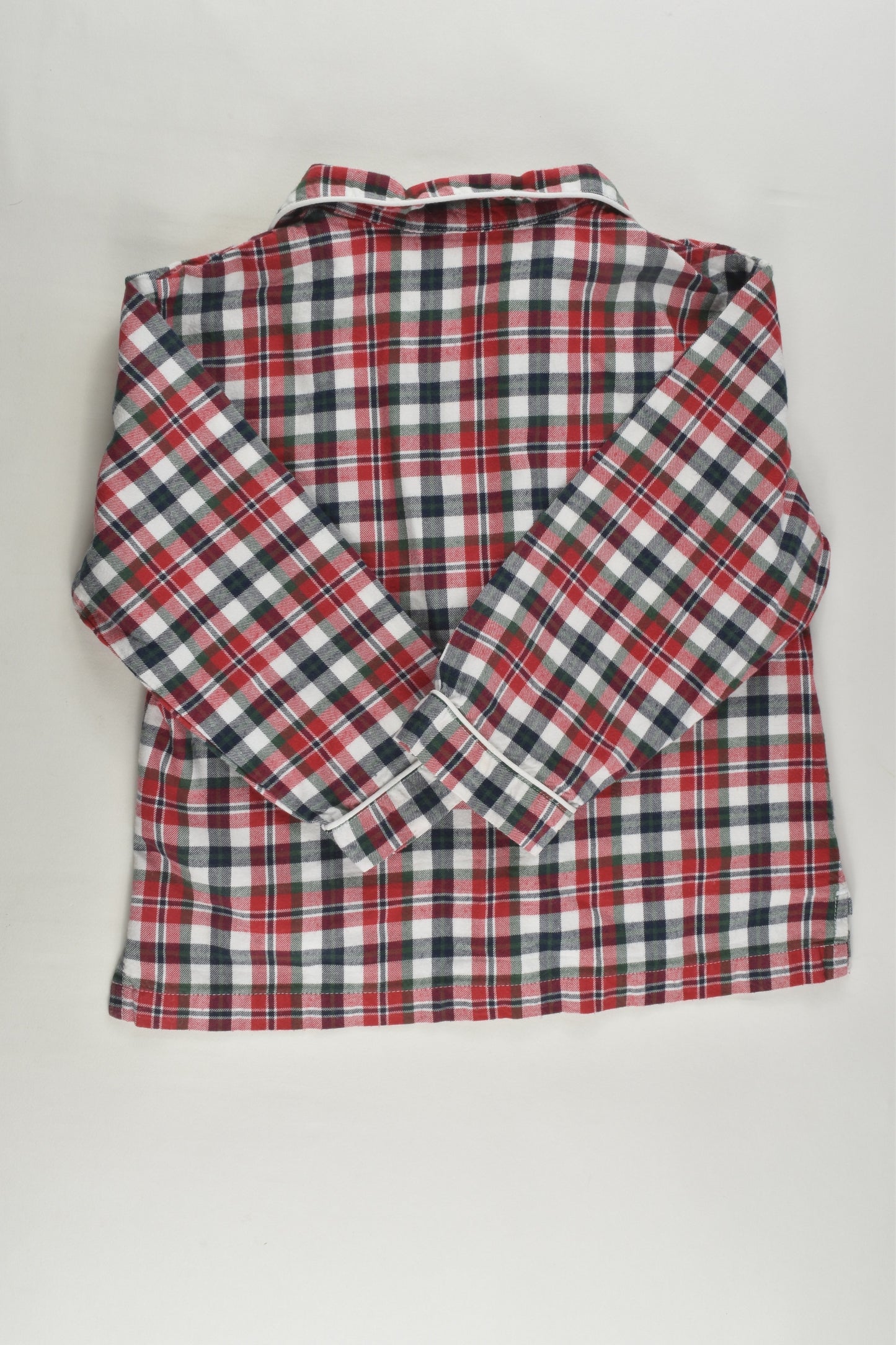 The Little White Company London Size 4-5 Checked Pyjamas