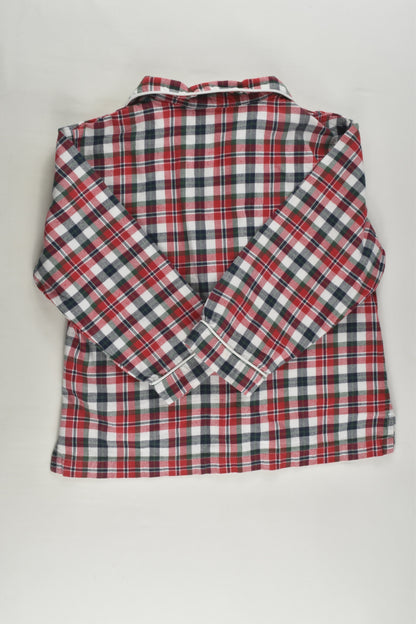 The Little White Company London Size 4-5 Checked Pyjamas