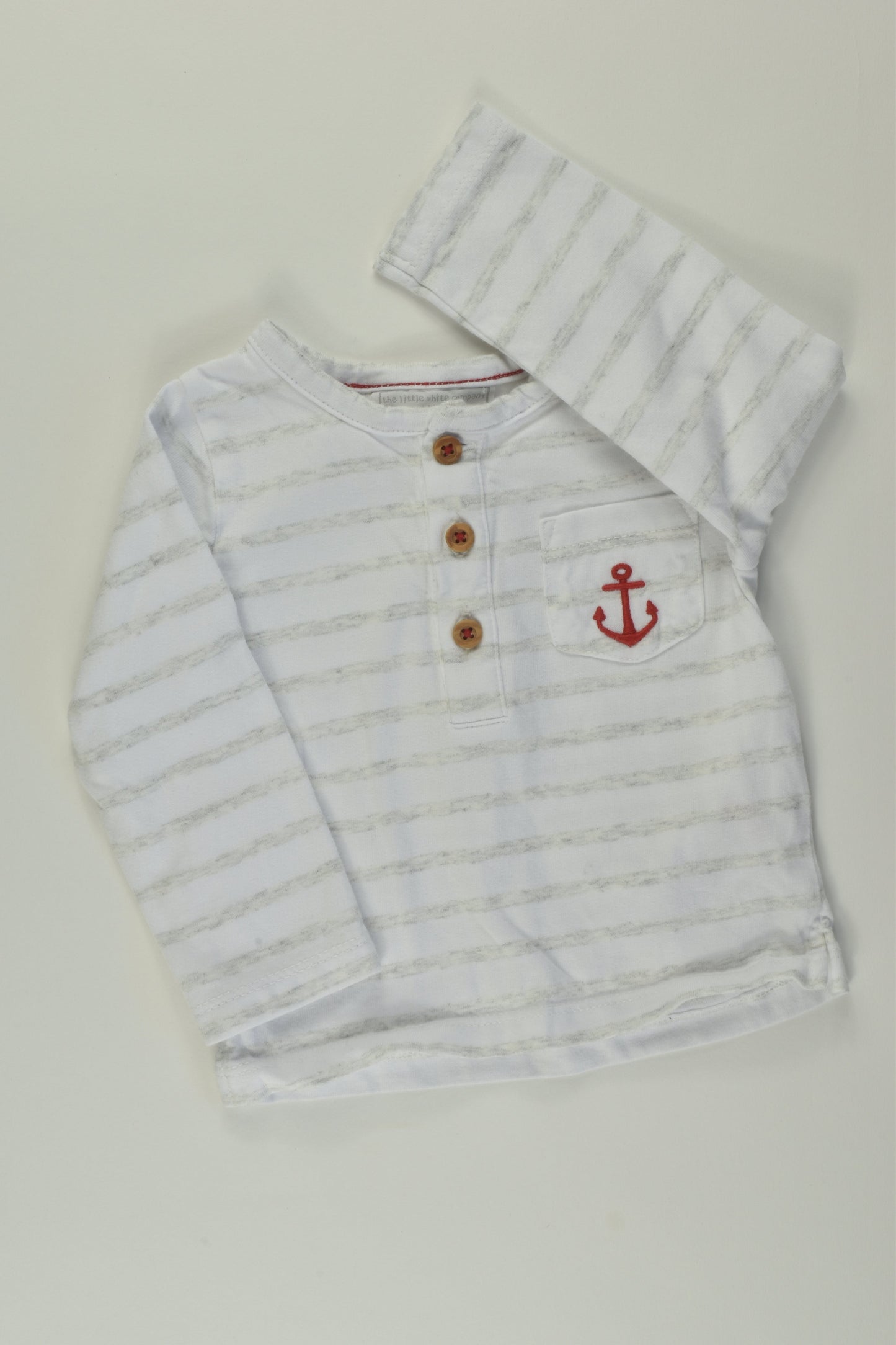 The Little White Company Size 00 Nautical Top