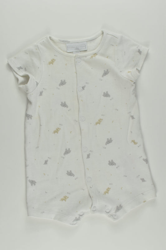 The Little White Company Size 00 Short Romper