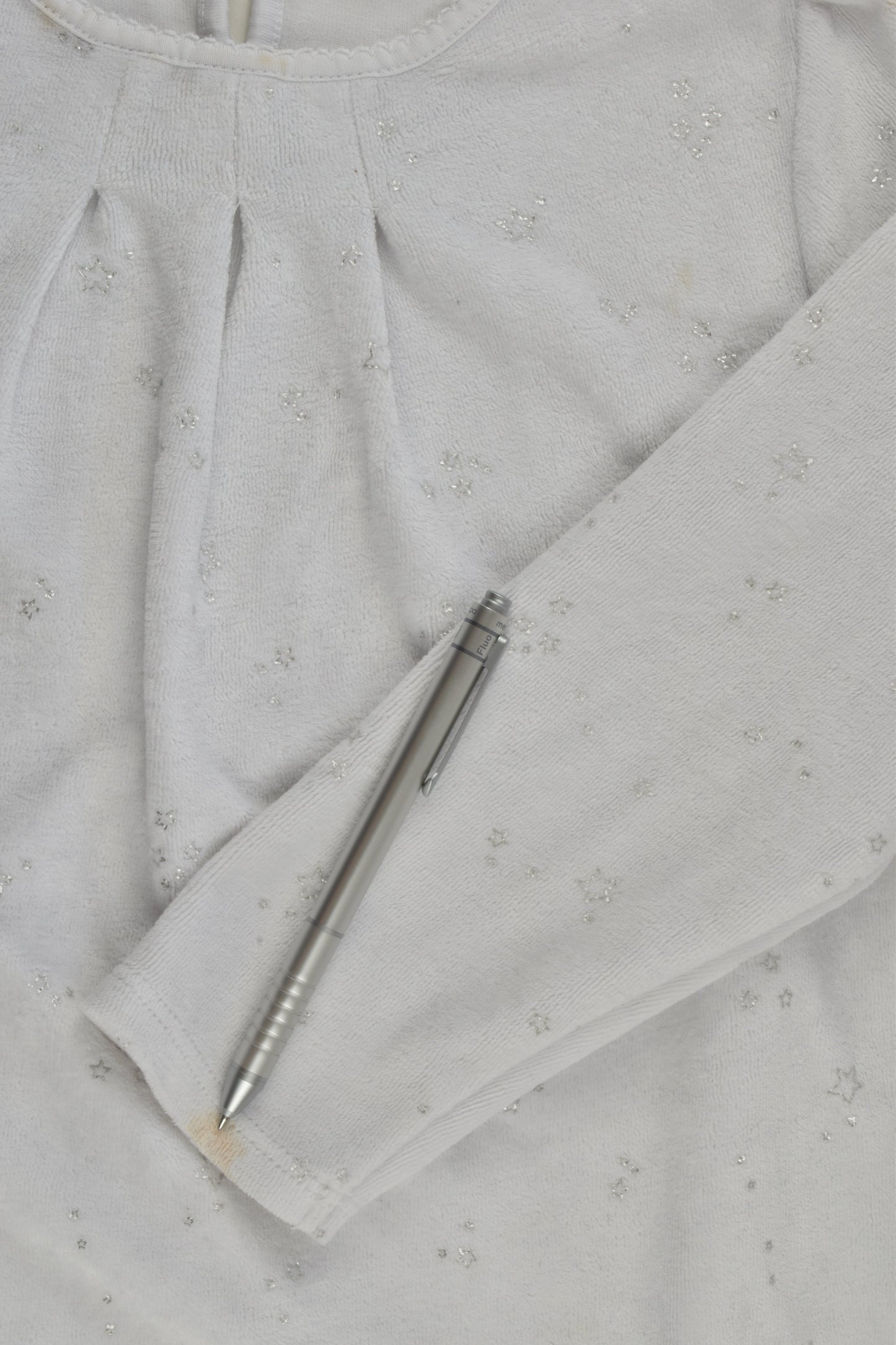 The Little White Company Size 5-6 Velour Sweater