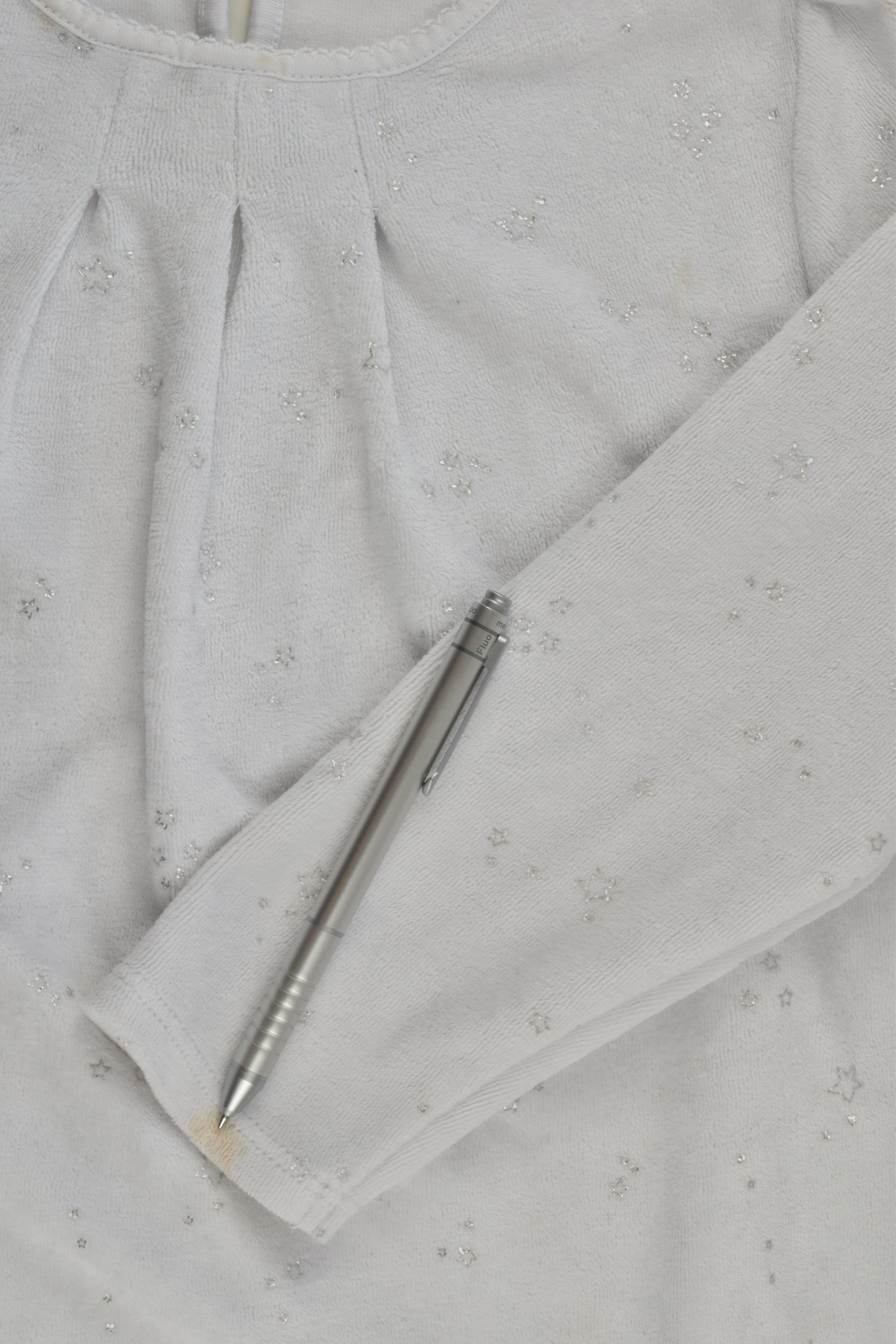 The Little White Company Size 5-6 Velour Sweater