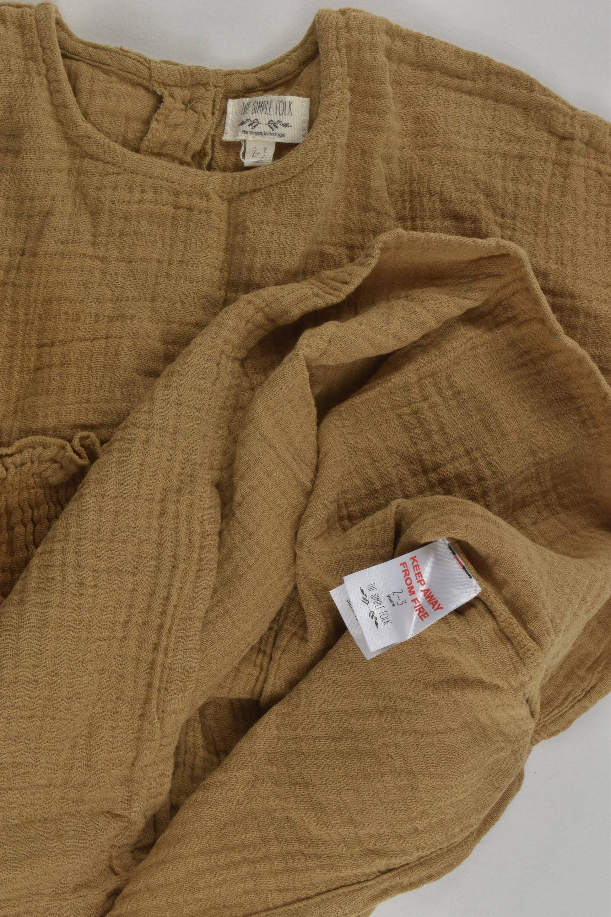 The Simple Folk Size 2-3 Muslin Dress