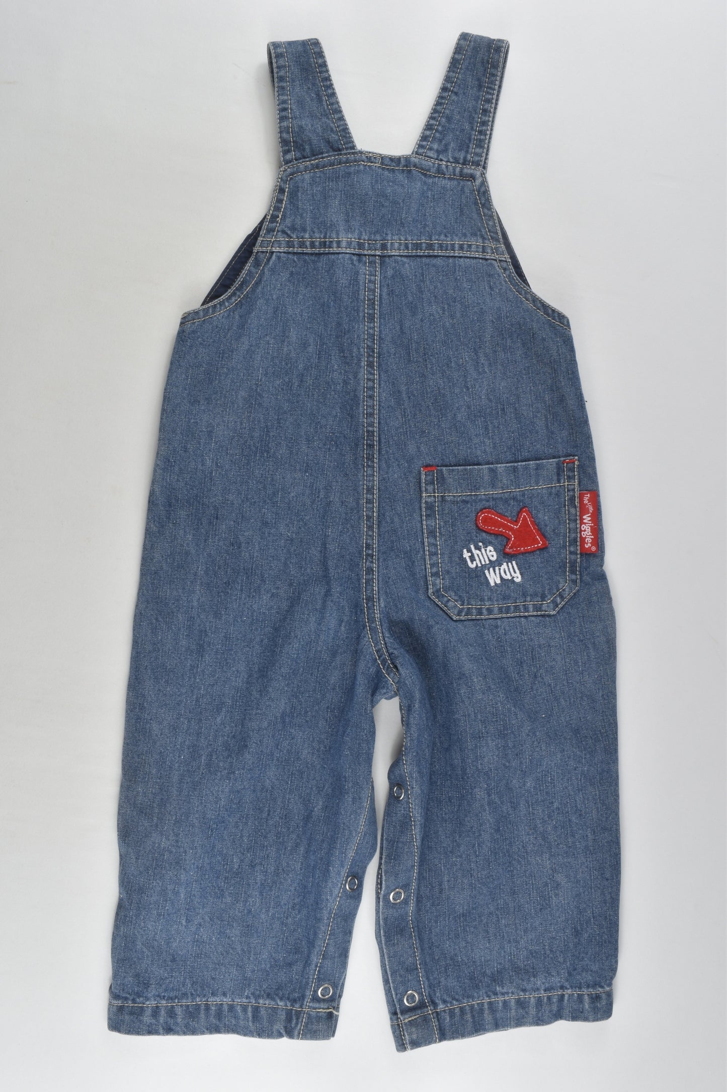 The Wiggles Size 0 Denim Overalls