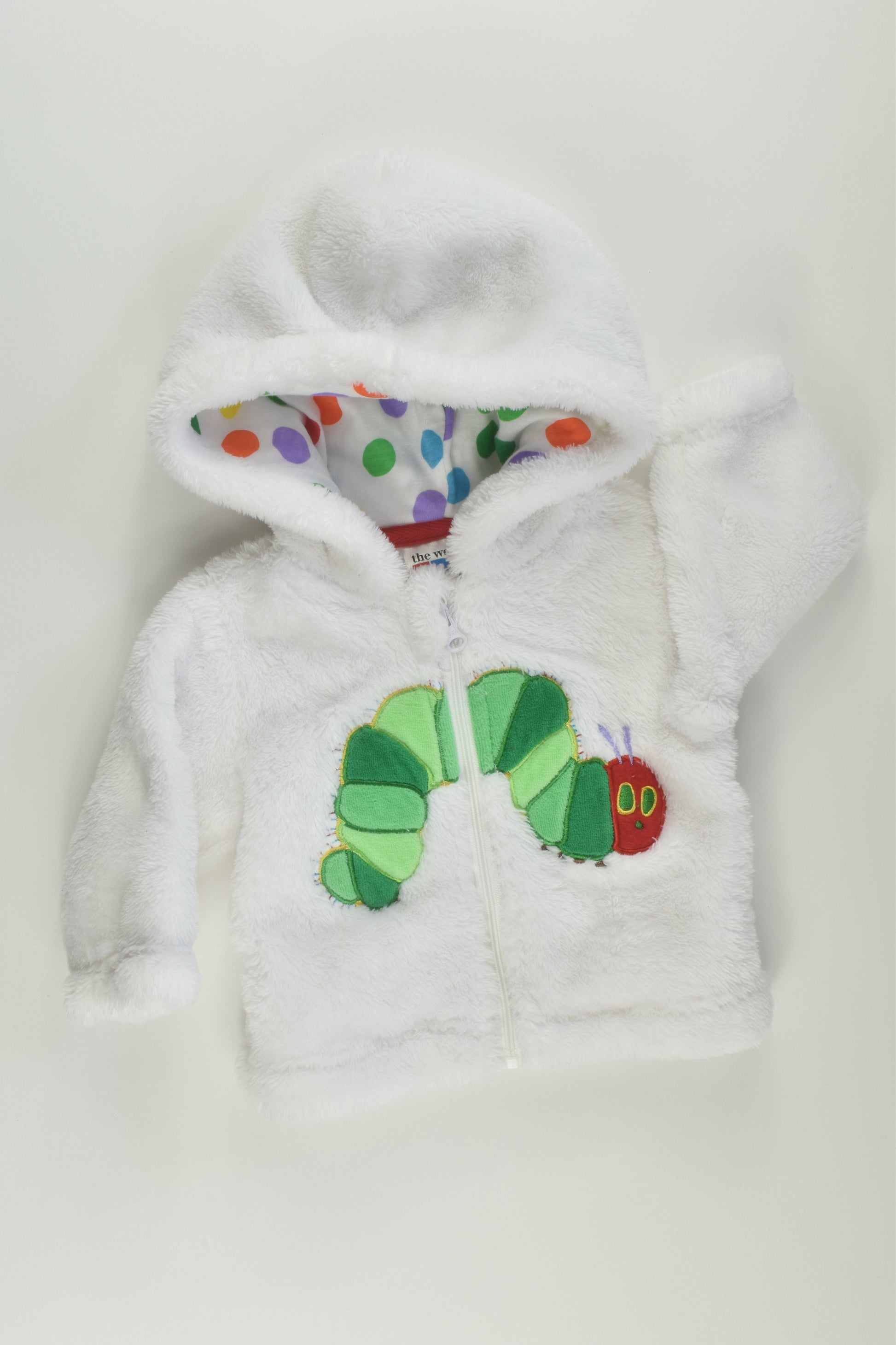 The World Of Eric Carle Size 0000 Fluffy Zip Jumper