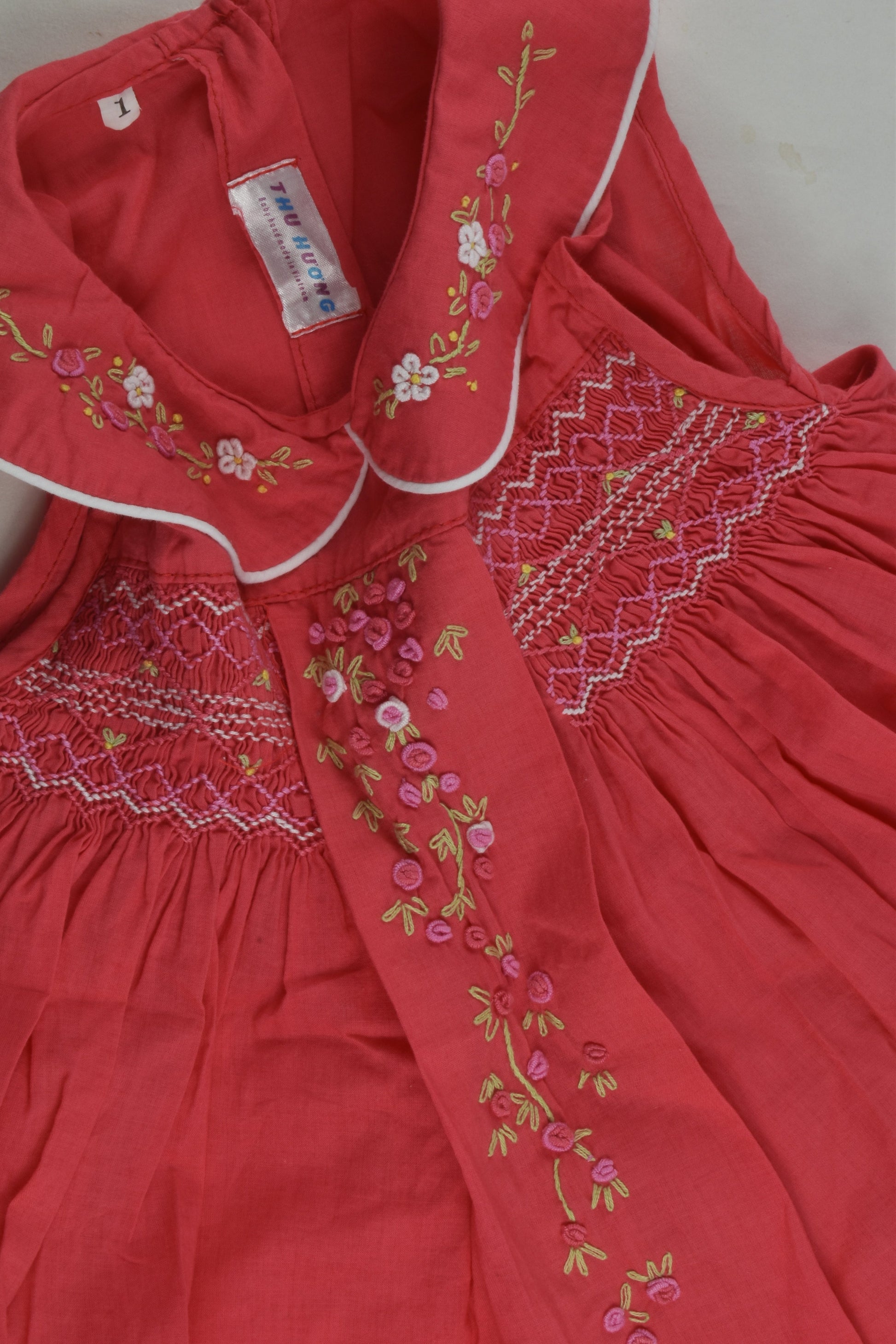Thu Huong Size 1 Handmade Smocked Dress