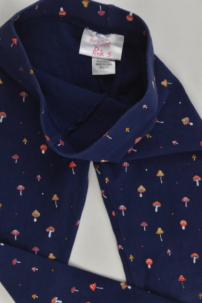 Tickled Pink Size 5 Mushroom Leggings