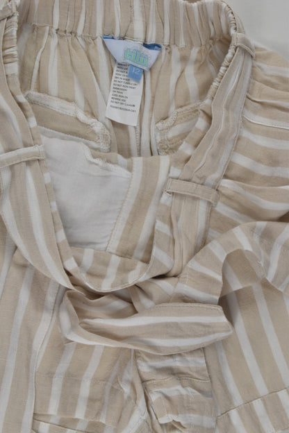 Tilii Size 12 Linen Blend Shorts