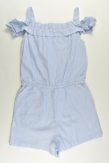 Tilii Size 12 Striped Short Playsuit