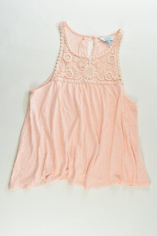 Tilii Size 14 Lace Front Blouse