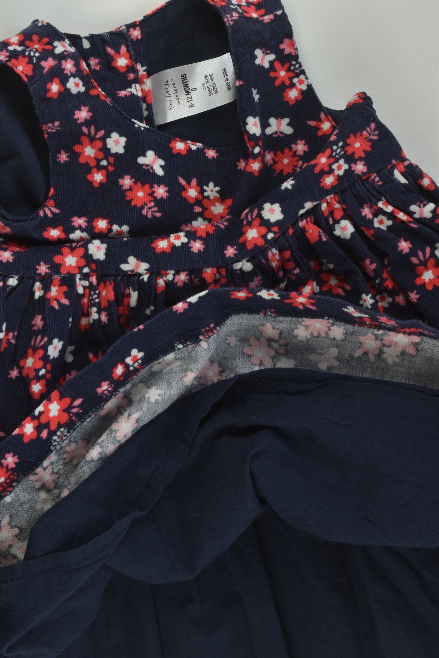 Tiny Little Wonders Size 0 Lined Cord Dress