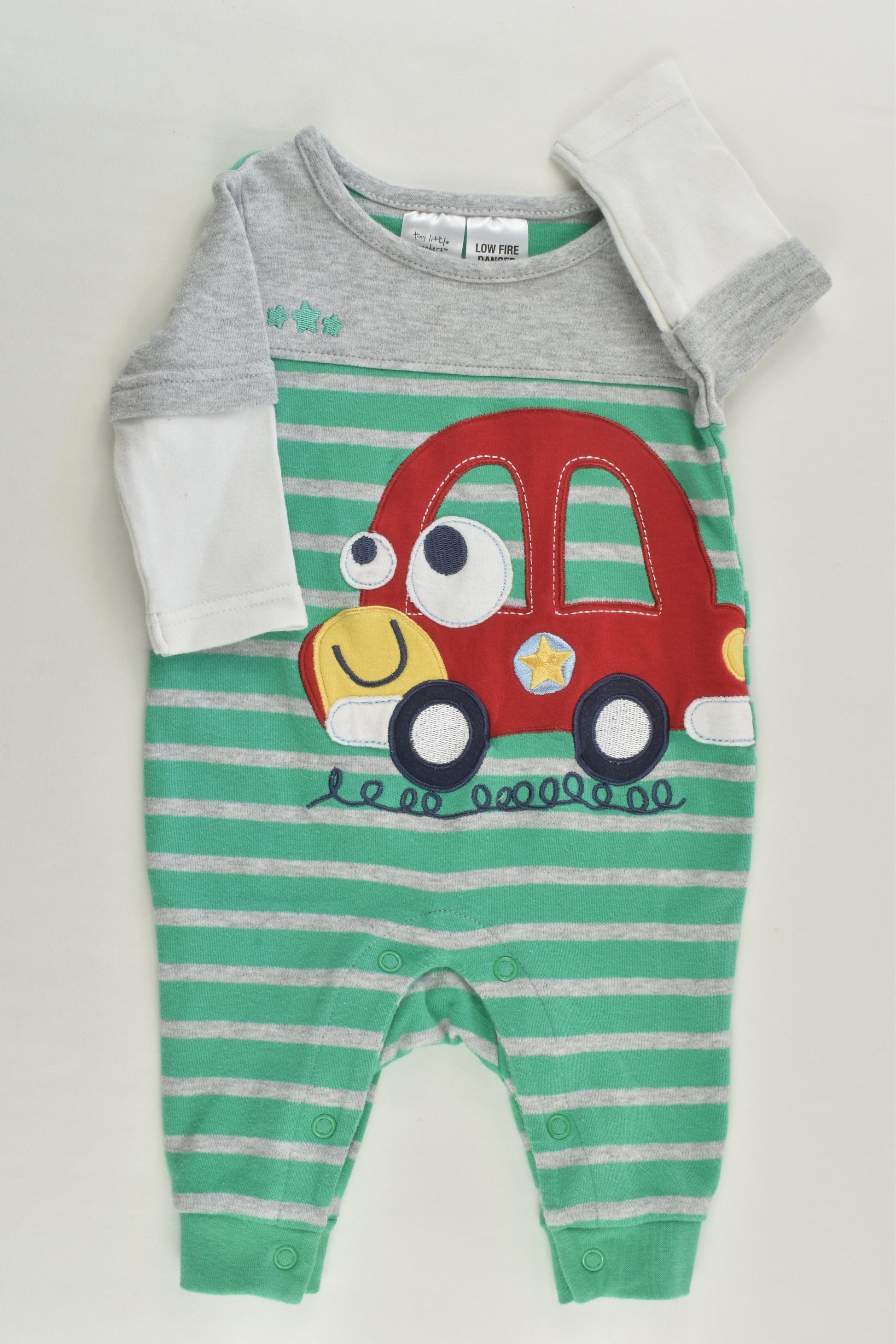 Tiny Little Wonders Size 000 Car Romper