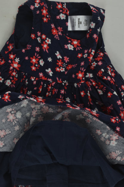 Tiny Little Wonders Size 000 Floral Cord Outfit